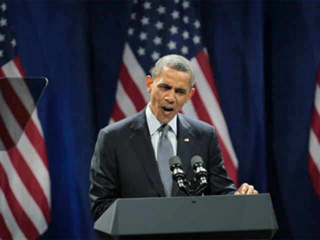 Barack Obama speaks at Obama for America fundraiser in Chicago