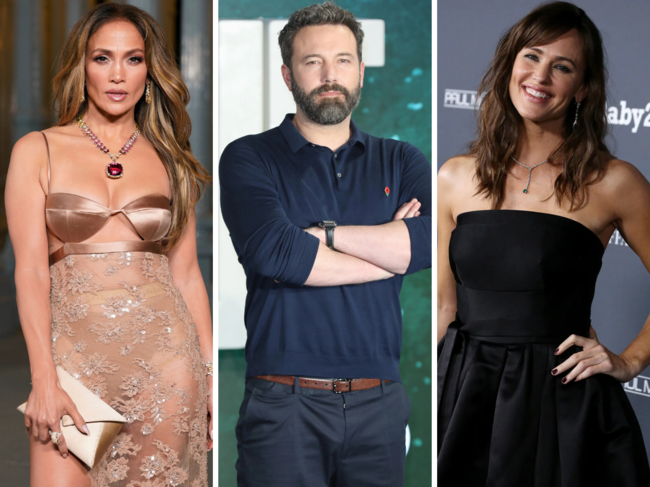 Jennifer Lopez, Ben Affleck and Jennifer Garner