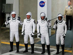 FILE PHOTO: NASA, SpaceX launch Crew-8 mission to ISS