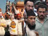 Bishnoi protestors set fire to effigies of Salman Khan after actor’s father declares him innocent of blackbuck poaching