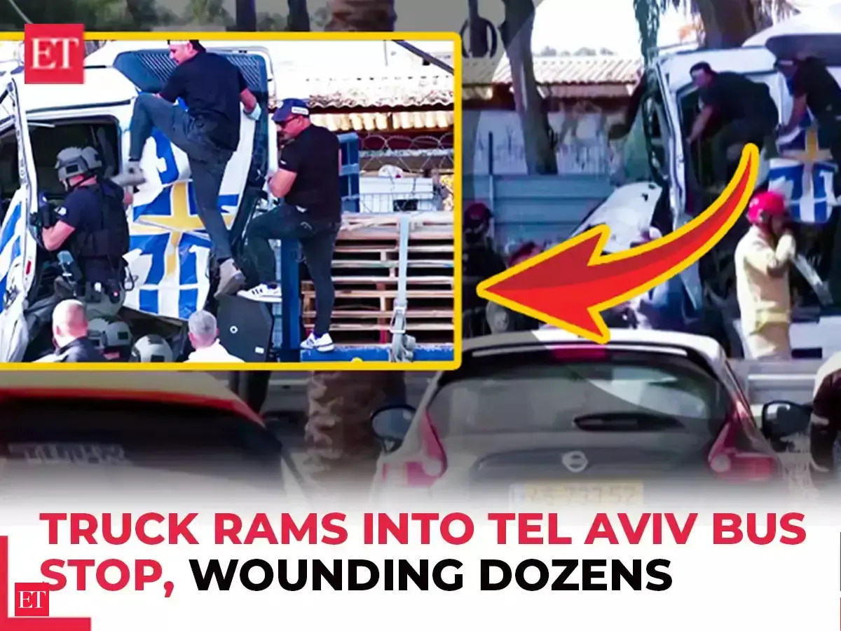 Truck rams into Tel Aviv bus stop, wounding dozens in suspected terror ...