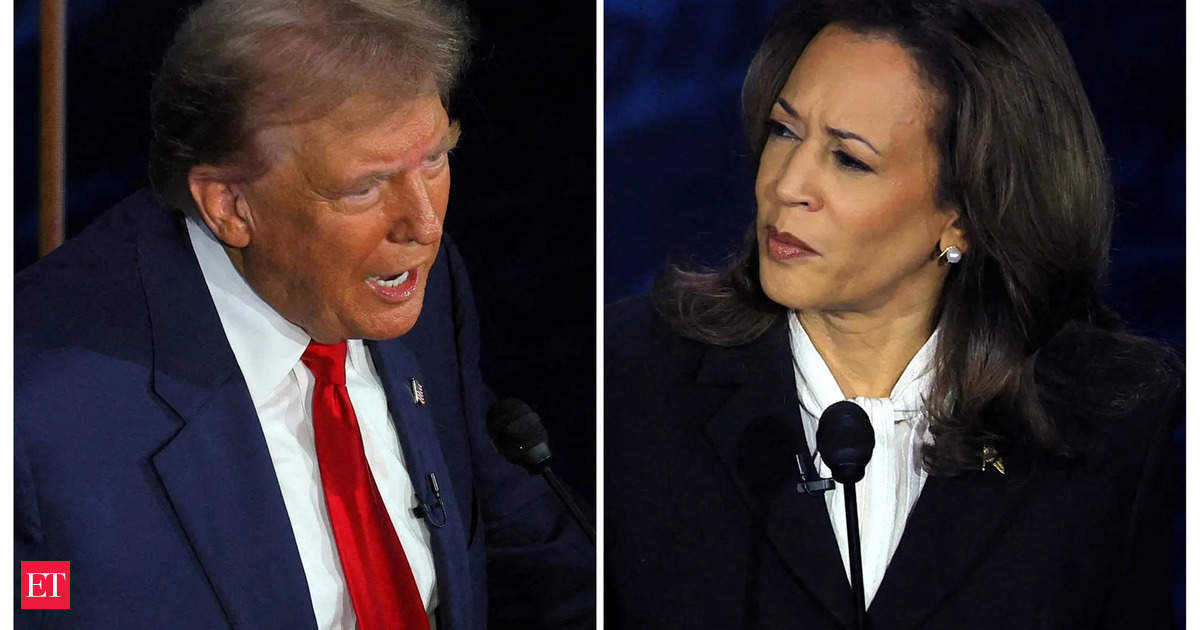 On world stage, Kamala Harris promises alliances and Donald Trump puts US first