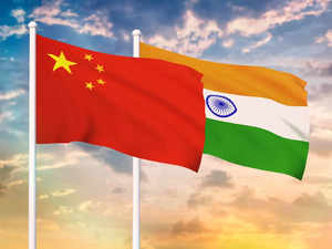 india china flag