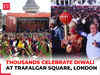 Diwali in Trafalgar Square: London celebrates festival of lights with thousands from across cultures