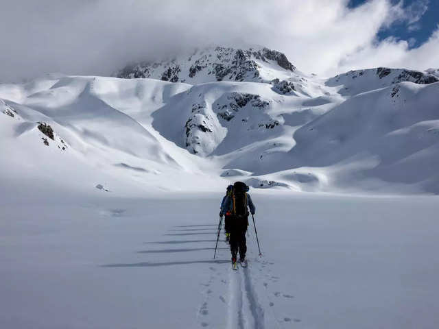 Bündner Haute Route from Zuoz to Davos in Switzerland