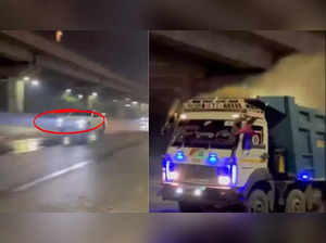 Viral Video: Vehicles appear to 'fly' over speed bump on Gurugram road; Netizens react