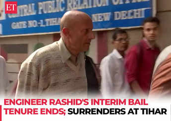 Awami Ittehad Party Chief Engineer Rashid surrenders at Tihar Jail after interim bail tenure ends