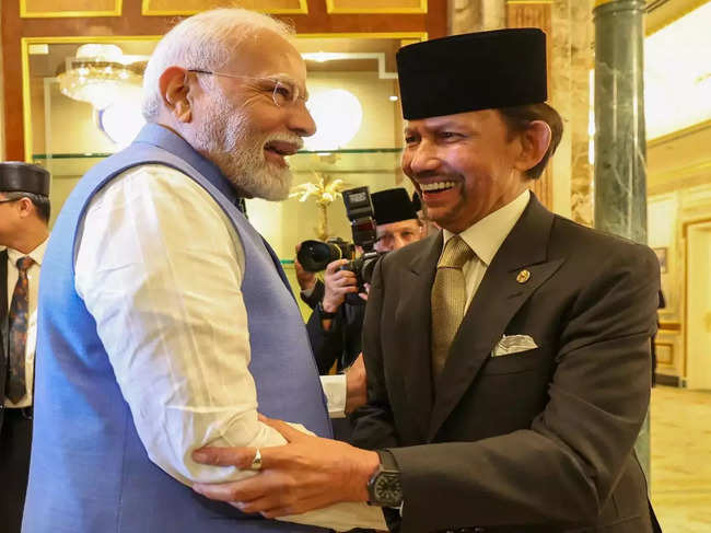 PM Modi with Sultan of Brunei