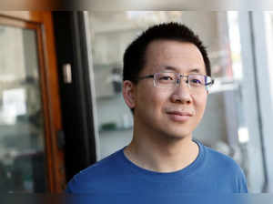 FILE PHOTO: Zhang Yiming, founder and global CEO of ByteDance, poses in Palo Alto, California