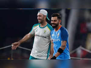 Glenn Maxwell and Virat Kohli