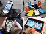 Latest smartphones, tablets and accessories displayed at the Consumer Electronics Show, 2012