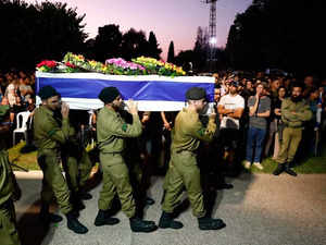 Funeral of Israeli soldier 