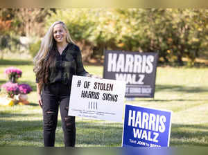 Lawn-sign wars: US voters use trackers, cameras to deter political theft