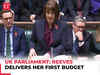 UK Parliament LIVE: British Chancellor of the Exchequer Rachel Reeves delivers her first Budget