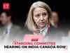 India-Canada row: Standing Committee hearing on electoral interference & crimes by Indian agents