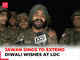 J&K: Indian Army Jawan at LoC sings a song to extend Diwali wishes to countrymen