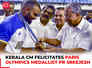 Kerala CM Vijayan felicitates former India hockey player and Paris Olympics medallist PR Sreejesh