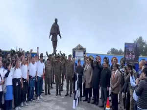 Defence Minister Rajnath Singh inaugurates statue of Sardar Vallabhbhai Patel, 'Bob' Khathing 'Museum in Tawang