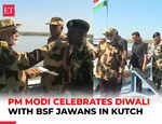 Kutch, Gujarat: PM Modi celebrates Diwali with the Indian Armed Forces, distributes sweets