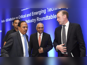 Ajit Doval with his US counterpart Jake Sullivan (File photo: PTI)