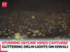 Diwali 2024: Delhi skyline shows the city illuminated in colourful lights