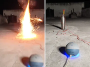 Alexa rocked, human shocked! Man’s Alexa-powered Diwali rocket celebration goes viral