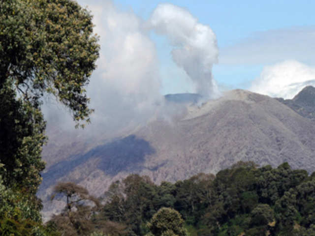 The Turrialba volcano