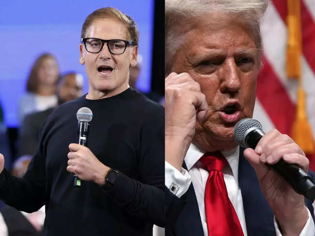 Mark Cuban and Donald Trump