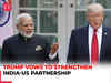 Trump vows to strengthen India-US partnership with 'Good Friend' PM Narendra Modi