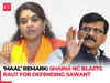 ‘Imported Maal’ jibe: Shaina NC blasts Sanjay Raut, MVA for defending Arvind Sawant