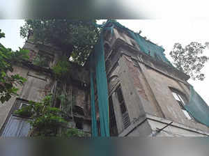 A historic 237-year-old building on 9 Chowringhee Road in Kolkata