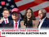 Election Day 2024: 10 defining moments in the Kamala vs. Trump presidential showdown