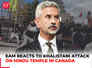 'Deeply concerning': EAM Jaishankar response to Khalistani attack on Hindu temple in Canada