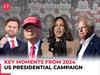 LIVE | From Trump rally shooting to Harris' 'coup', key moments from 2024 US presidential campaign