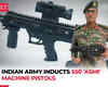 ‘Aatmanirbharta’ in Defence: Indian Army inducts indigenous developed 550 'Asmi' machine pistols