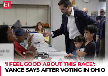 US Elections 2024: 'I feel good about this race', Republican VP nominee Vance after voting in Ohio