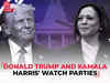 US Elections 2024: Trump, Harris' watch parties as counting of votes set to begin | LIVE