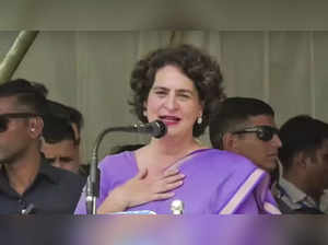 Politics tamfitronics ​Congress leader Priyanka Gandhi Vadra addresses a nomination rally for the upcoming Wayanad Lok Sabha bypoll, in Wayanad, Kerala.