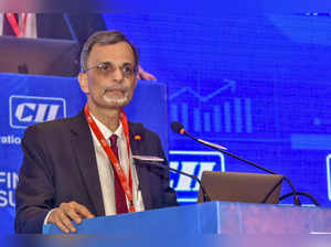 New Delhi: Chief Economic Advisor V. Anantha Nageswaran addresses the CII Financ...