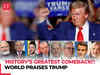 'History’s greatest comeback!': From Modi to Bibi, world leaders congratulate Trump | US Elections