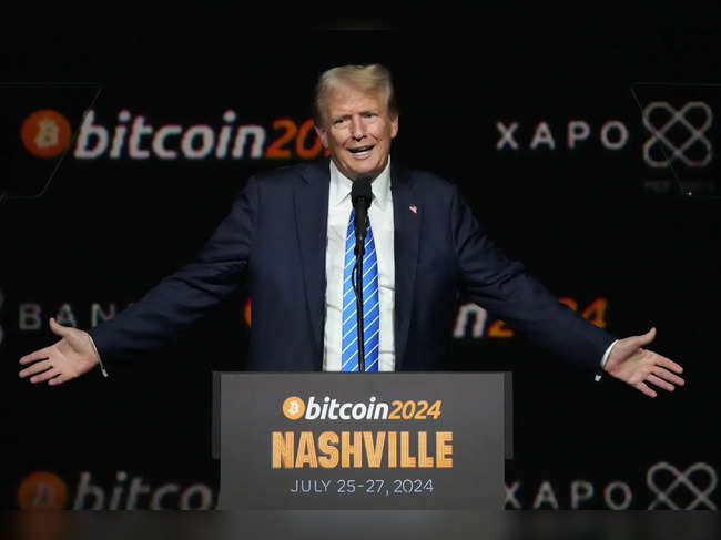 Trump win ignites crypto frenzy that sends bitcoin to a record high