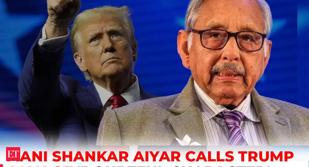 Mani Shankar Aiyar on Trump’s victory: A man of ‘doubtful character’ leading the US – The Economic Times Video