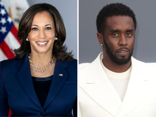 Kamala Harris and Diddy