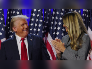 Is someone else standing? Social media is not convinced that Donald Trump voted with the real Melania; users have this to say