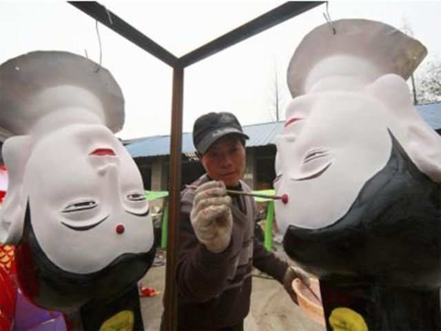 Preparations for Chinese Lunar New Year