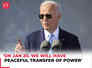 US President Biden promises peaceful transfer of power on January 20th