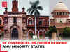 SC overrules 1967 order denying AMU minority status, new bench to decide