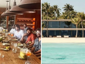 ​Mahesh Babu, Chiranjeevi, Ram Charan, Nagarjuna​ spotted vacationing together in Maldives resort. W:Image