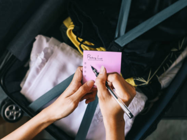 Create a packing list