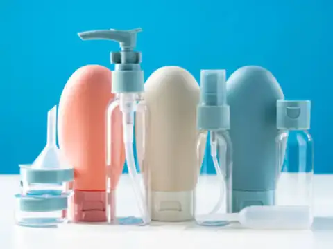 Pack travel-sized toiletries